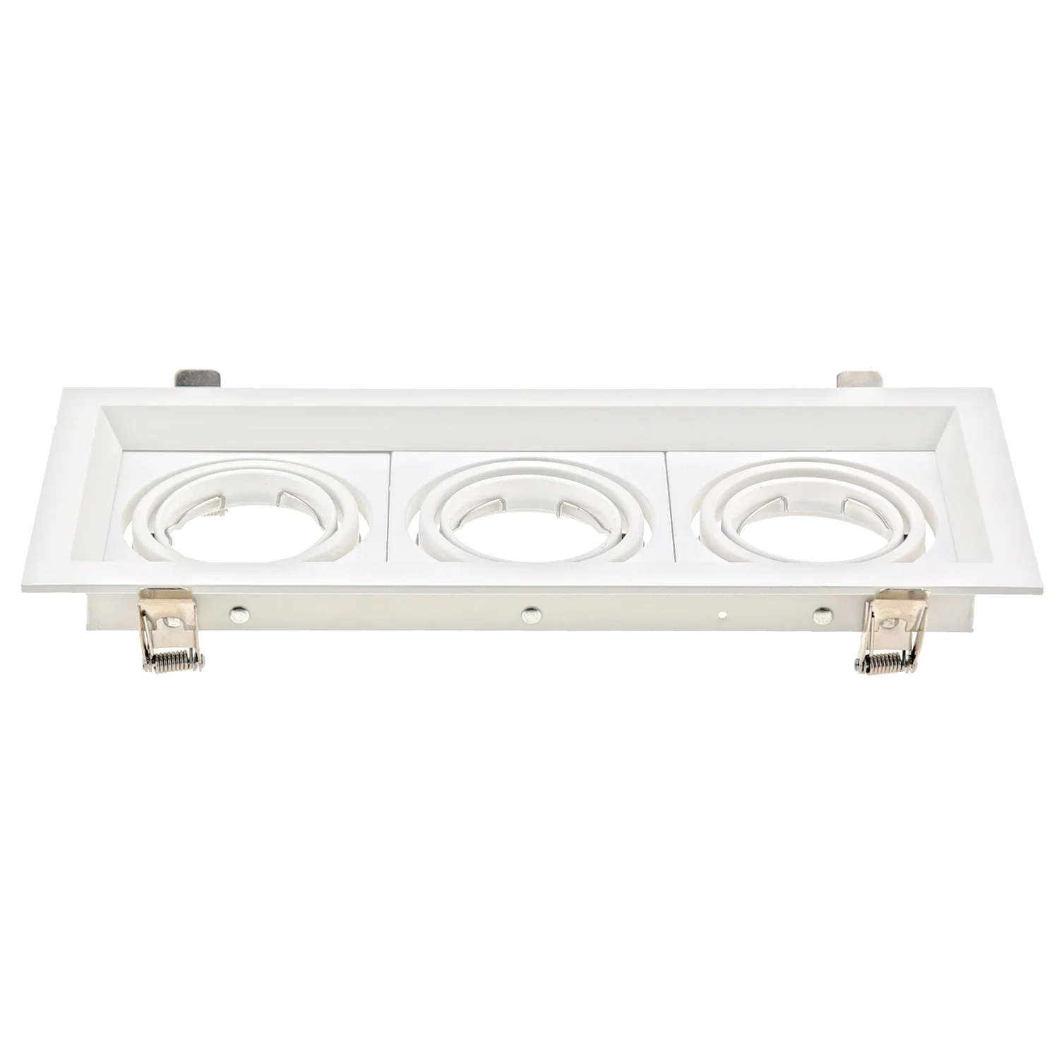 LED Recessed Downlight Frame GU10 MR16 Housing Gu10 Mr16 LED Ceiling Downlights Frame Recessed Square Rotatable Lamps Holder