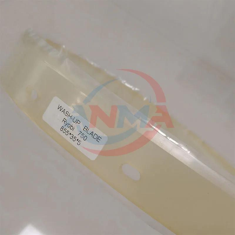 2Pieces Ryobi 750 Wash up Blade 855X35X5mm With 12 Holes For Ryobi Printing Machine Parts