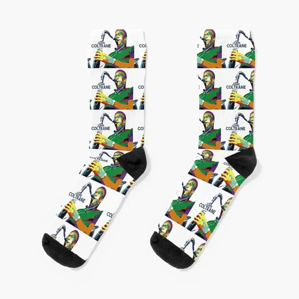 

John coltrane Socks Rugby colored sports and leisure Socks Women's Men's