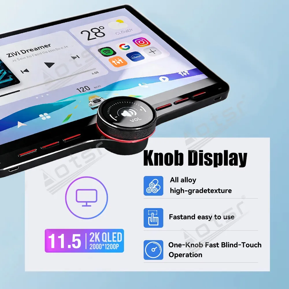 11.5" Android 15 For Suzuki Jimny 2007-2016 CarPlay Car Radio GPS Navigation DSP Screen Multimedia Player Head Unit view 4