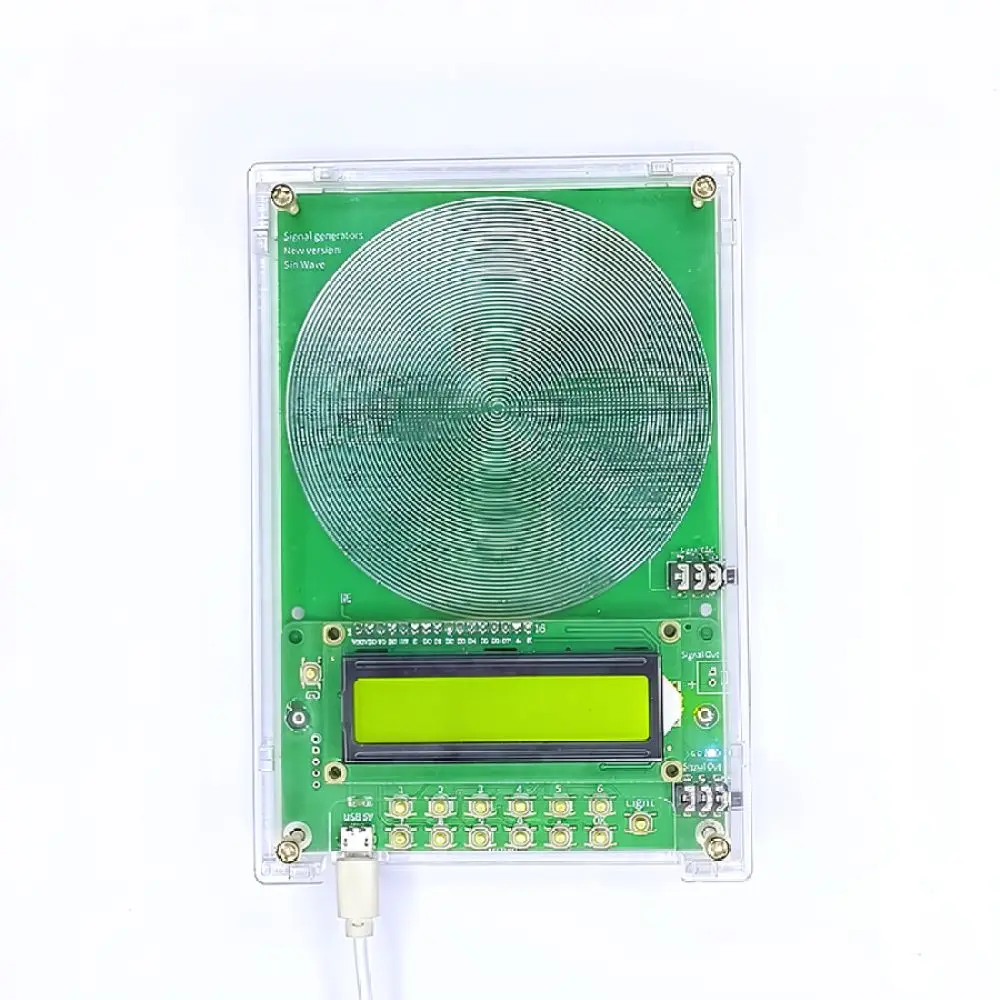 Precise Adjustable Schumann Wave Generator Signal Testing Tool With BTX Antenna Boards High Stability Frequency Output Device