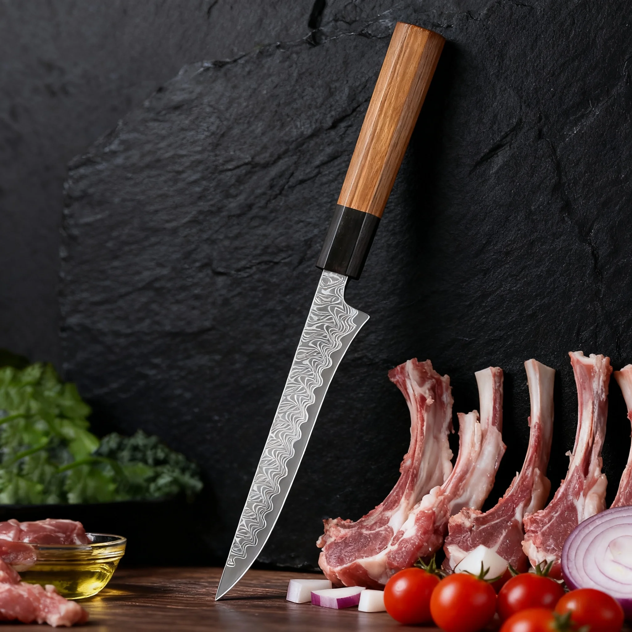 Boning Knife 67 Layers Damascus Steel Kitchen Knife Meat Fruit Slicing Knife Cutting Knives Home Restaurant Knives Kitchen Stuff