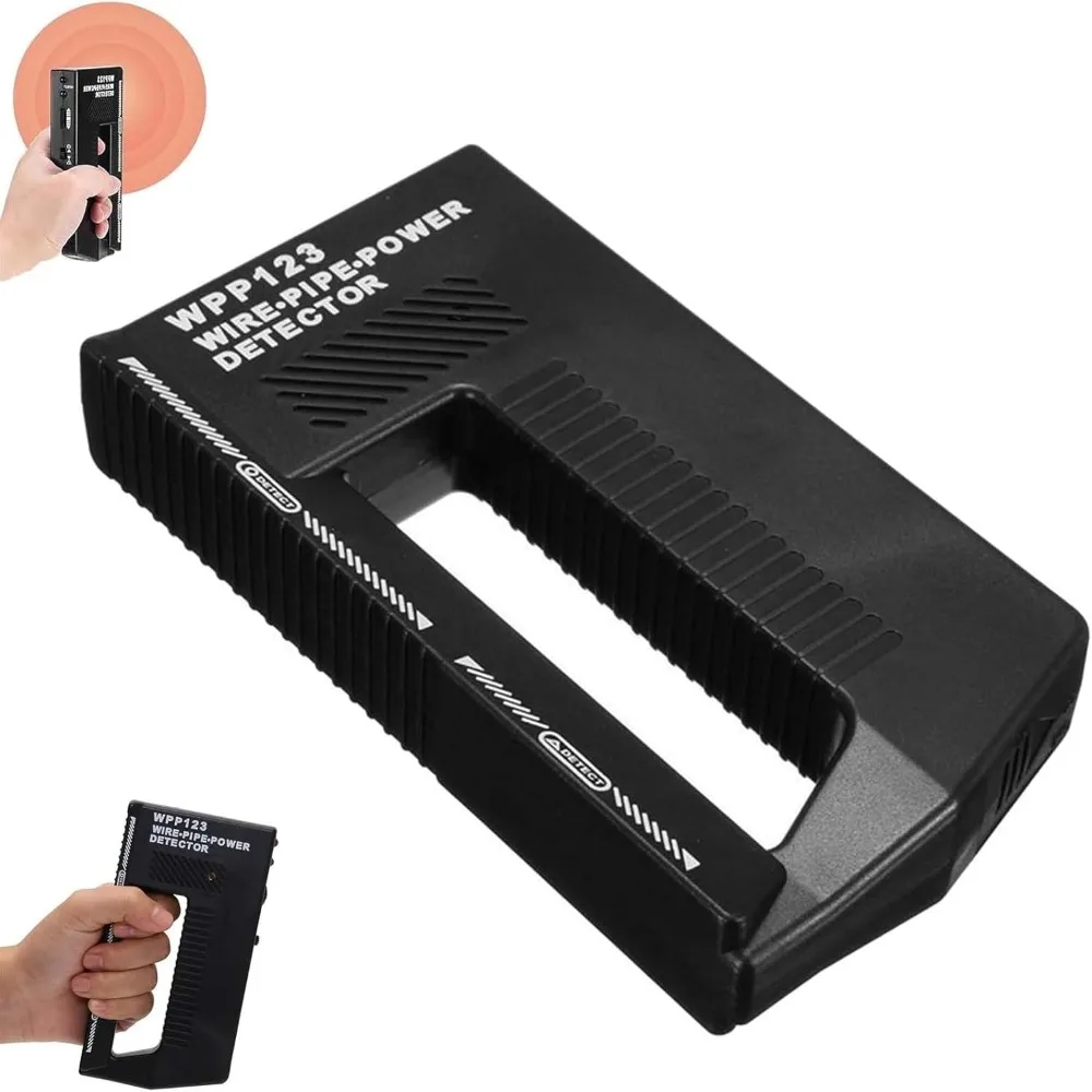 

High Sensitivity Metal Detector with Light & Alarm AC Wire Wpp123 Plastic Wall Scanner Metal Detector Multifunction Portable