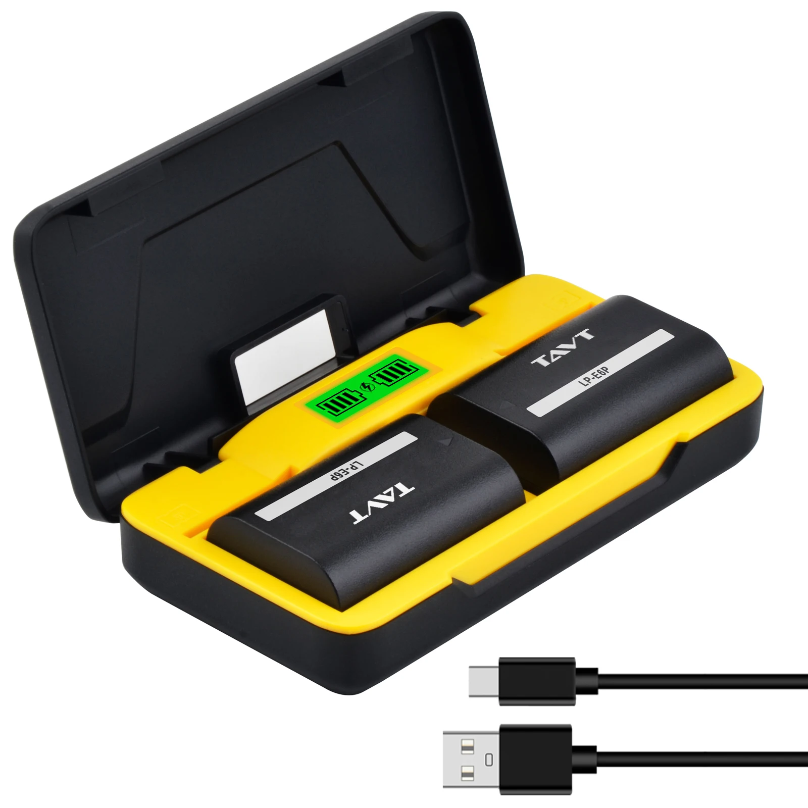 2850mAh LP-E6P LP E6P Bateria and PD20W Charger for Canon EOS R5 Mark II R5 R6 R7 R EOS 5DS R 5D Mark II Mark III 6D 7D 80D 90D