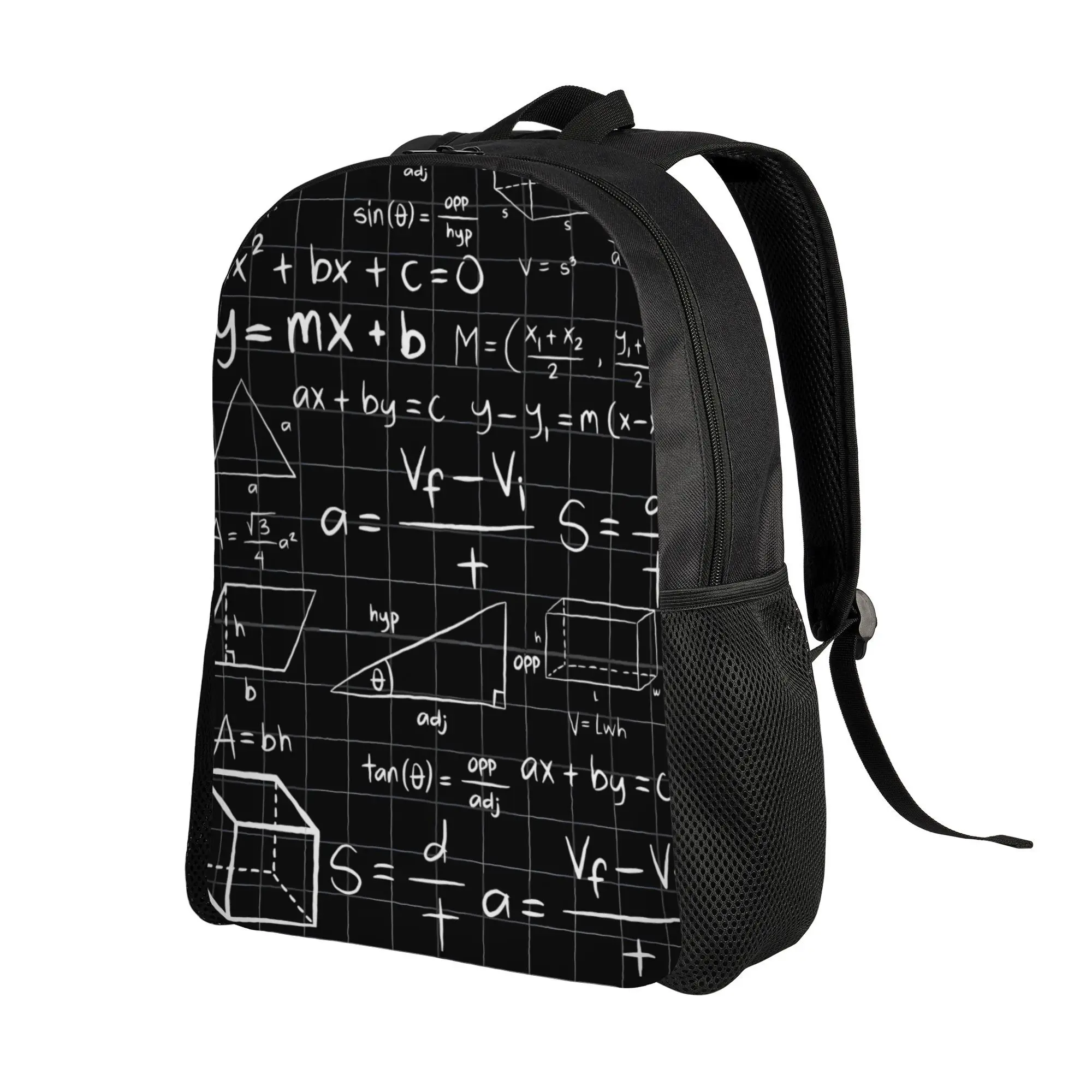 Gift for Math Enthusiasts Backpack Hot Sale Daypack Large Capacity Boys Girls BookBag School Bag Shoulder Bags for Men Women
