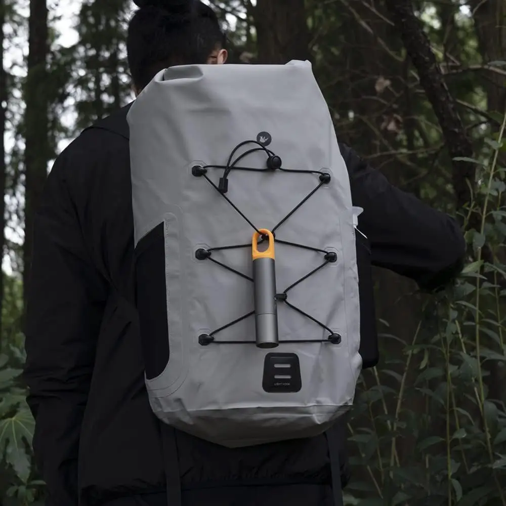 Torcia LED zoomabile, ricaricabile tramite USB-C, 1000 lumen con 5 modalità per campeggio ed emergenza