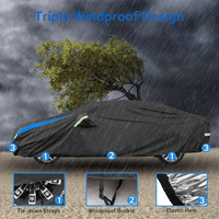 Car Covers Outdoor Waterproof Sun Rain Snow Protection UV Auto Cover Universal For SUV/Sedan/Hatchbac Car Protective Full Covers
