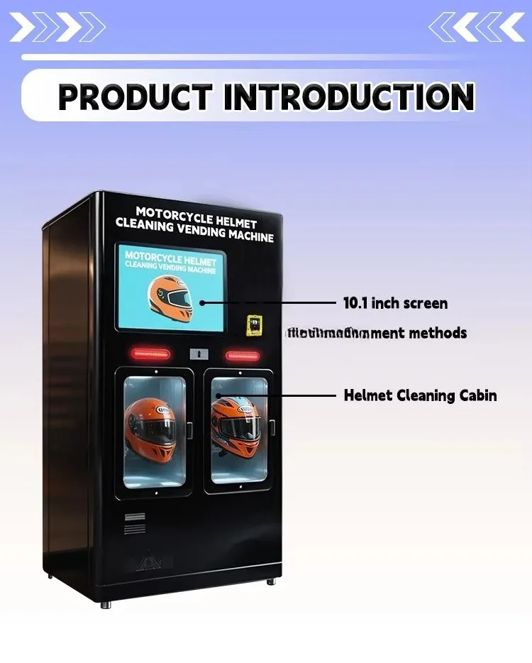 Helmet Cleaning Machine Intelligent Washing For Motorcycle Bicycle Sports Safety Helmet Dust Oil And Stain Removal Cleaning