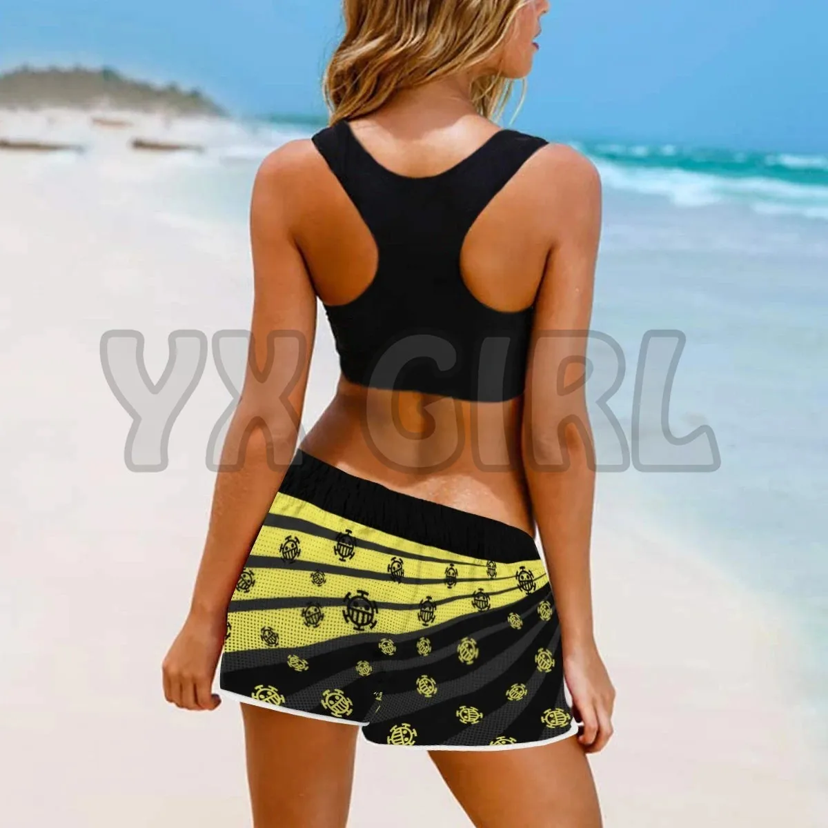 death-surgeon-law-women-beach-shorts  3D All Over Printed Shorts Quick Drying Beach Shorts Summer Beach Swim Trunks