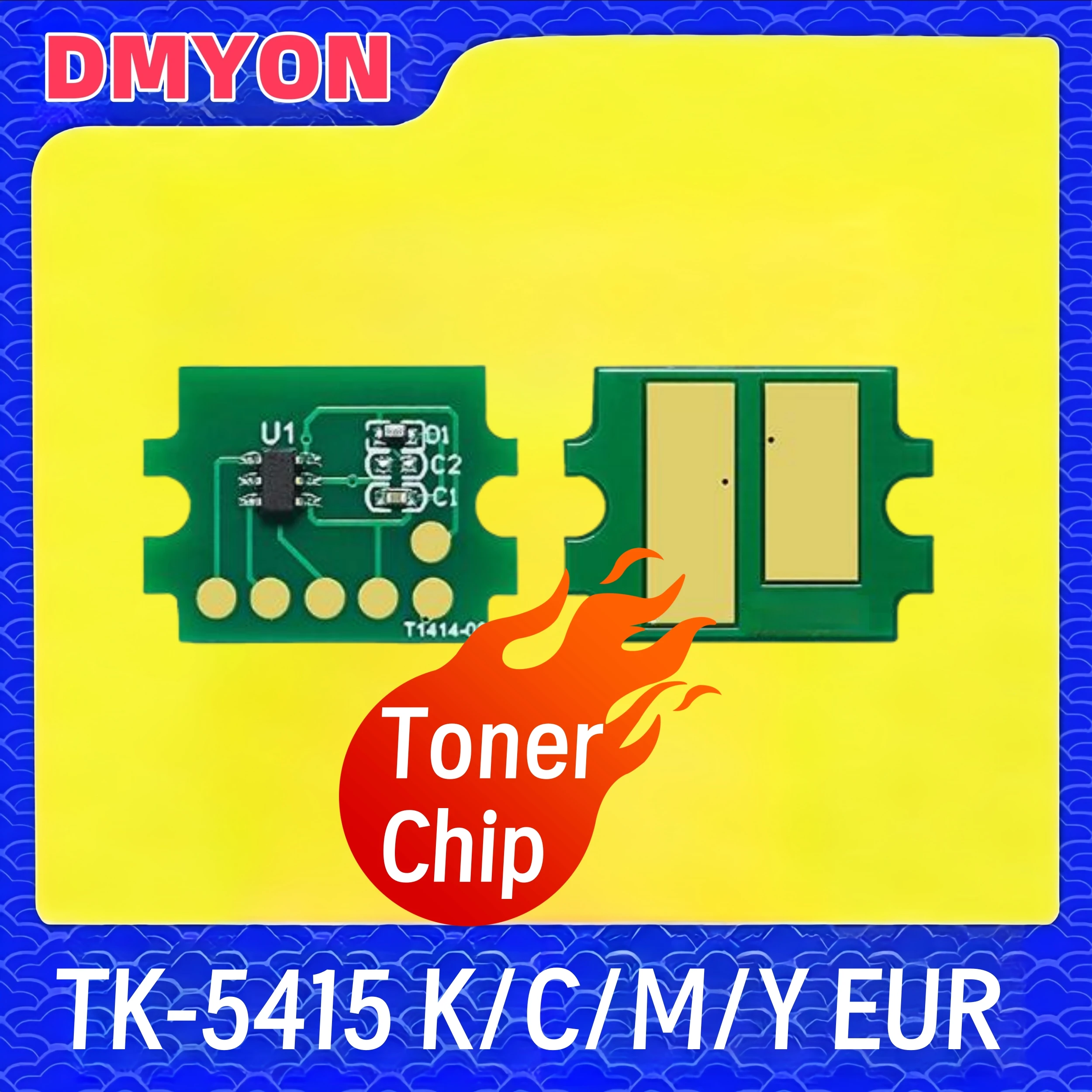 

8 шт. чип TK-5415 для Kyocera TASKalfa MA4500ci MA4500 комплект тонера TK-5415K TK-5415C TK-5415M TK-5415Y TK5415 евро