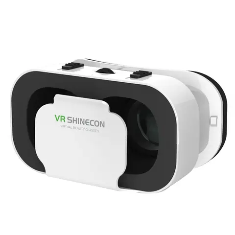 3D VR SHINECON G05A 안경, 헤드셋 장착, 가상 현실, 스마트 폰용 조정 가능한 VR 안경