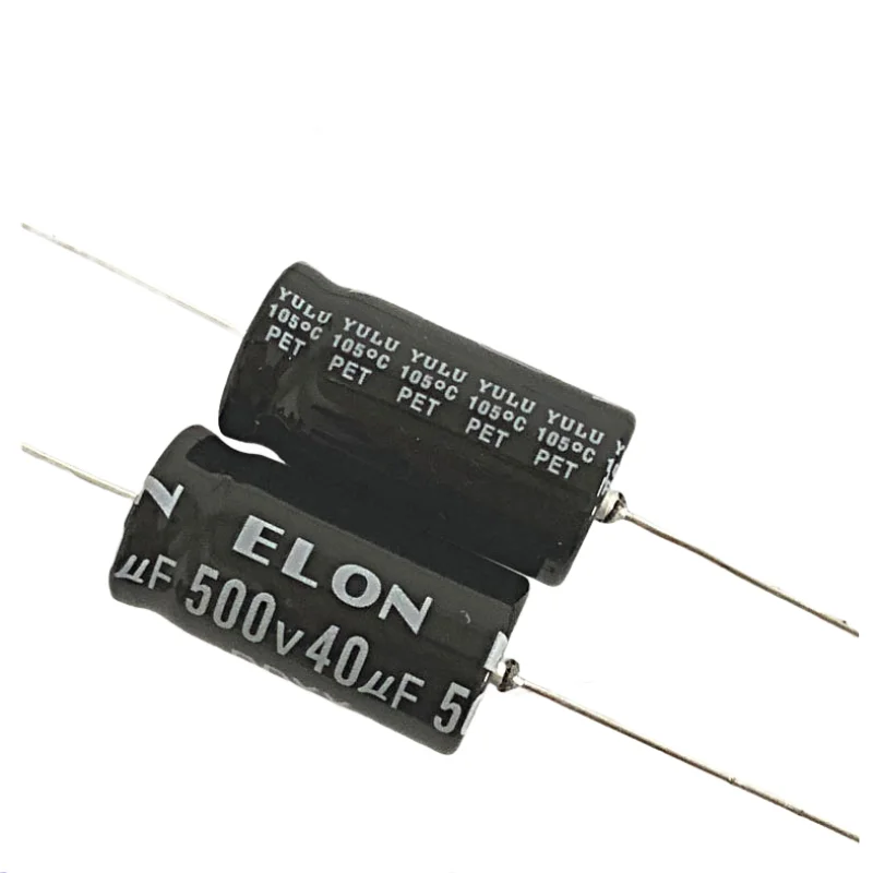 

3PCS filter capacitor horizontal axial polarized aluminum electrolytic capacitor 500v 40uf 16X32mm