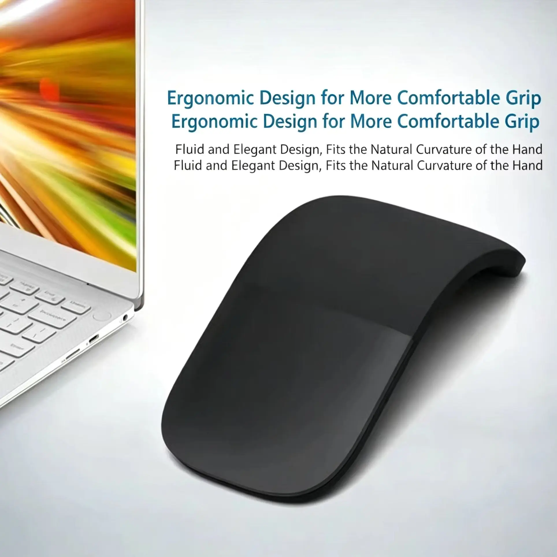 Packet Folding Wireless Mouse 2.4G/Bluetooth Slient Click Wireless Lightweight Mouse For PC Computer Laptop Office Work Mouse