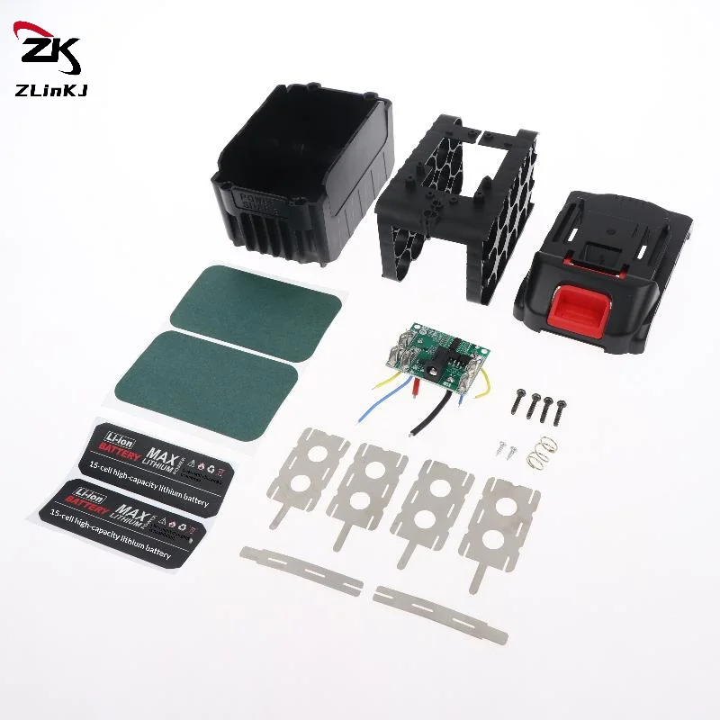 (ZYDD01) 1 Set 10/15/20/30X18650 Li-Ion Battery Case Circuit Board PCB For Lithium Battery 21V Housings Socket