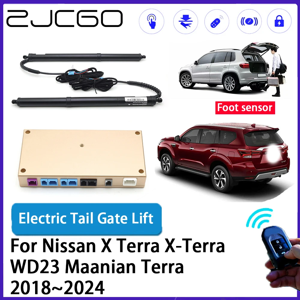 

ZJCGO Auto Trunk intelligent Electric Tail Gate Lift Automatic Tailgate for Nissan X Terra X-Terra WD23 Maanian Terra 2018–2024