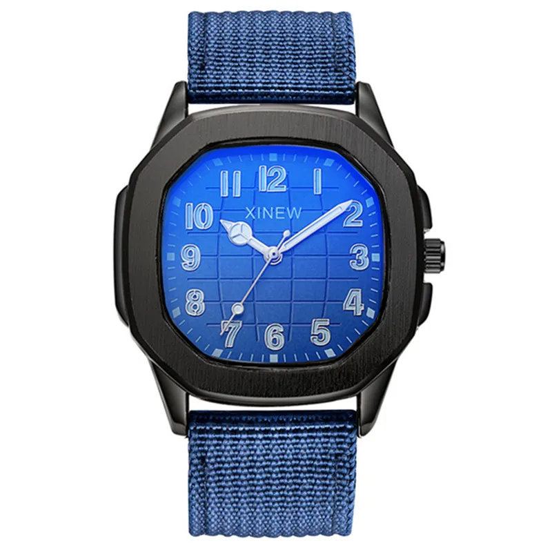 Students Cheap Watches Men Fashion Casual Nylon Band Sports Military Simple Gifts Quartz Vintage Wrist Watch Relogio Masculino