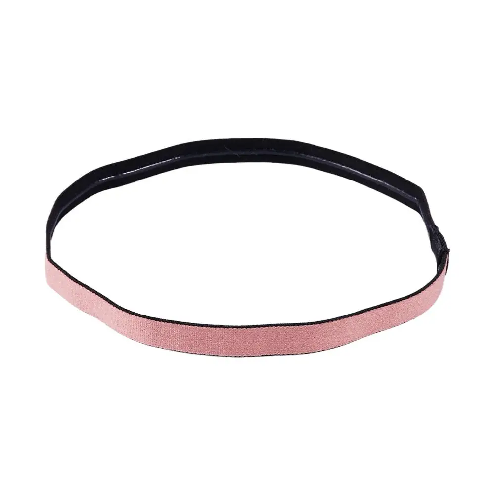 1 pz semplice Unisex sport Hairband antiscivolo striscia di Silicone guida del sudore fasce elastiche Yoga Running Fitness accessori per capelli