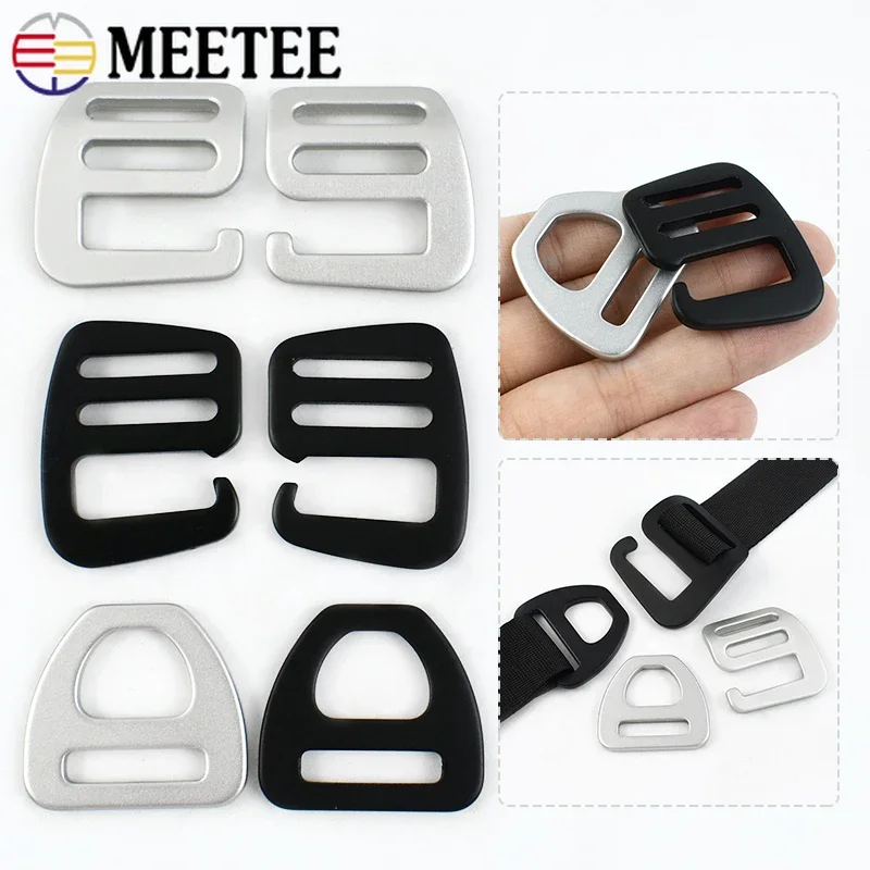 5-30Pcs 20/25mm Metal G Ring Buckels for Bag Strap Webbing Tri-Glide Clasp Dog Collar Connection Hooks DIY Hardware Accessories