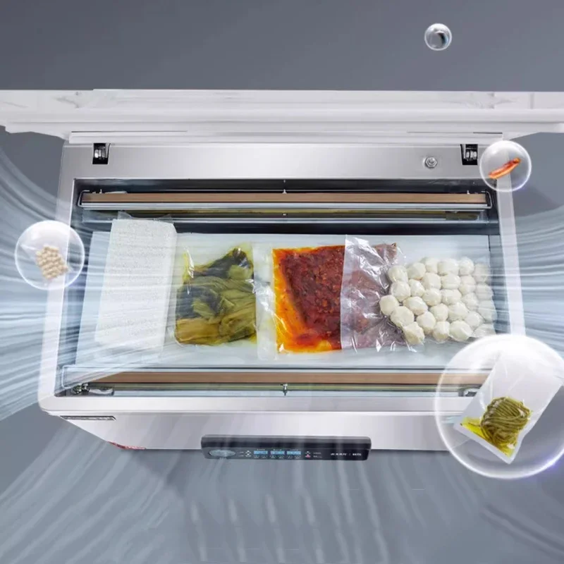 真空包装機商業全自動ステンレス鋼ウェットおよびドライプラスチック食品機器新鮮なシールメーカーを維持