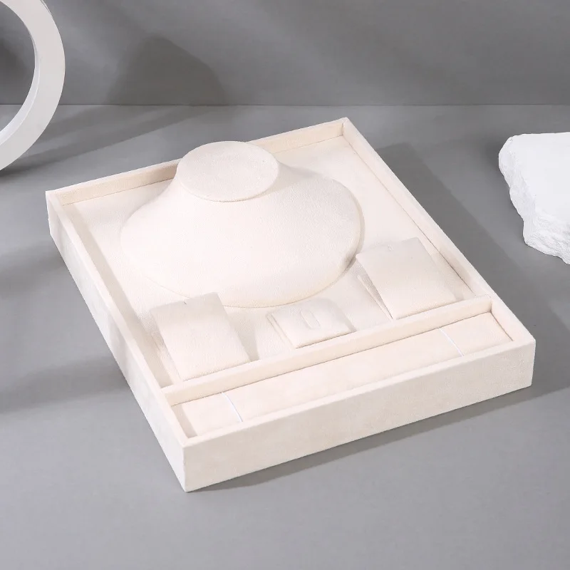 Jewelry Display Combination Set Jewelry Rack Velvet Jewelry Store Ring Bracelet Necklace Earring Multi-purpose Rack