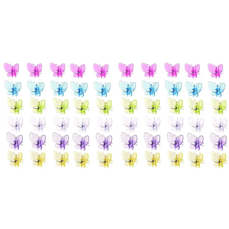 AB33-Orchid Clips 60Pcs Butterfly Plant Clips Orchid Support Clips Vine Clips Plant Clips For Support Flower Orchid Vine