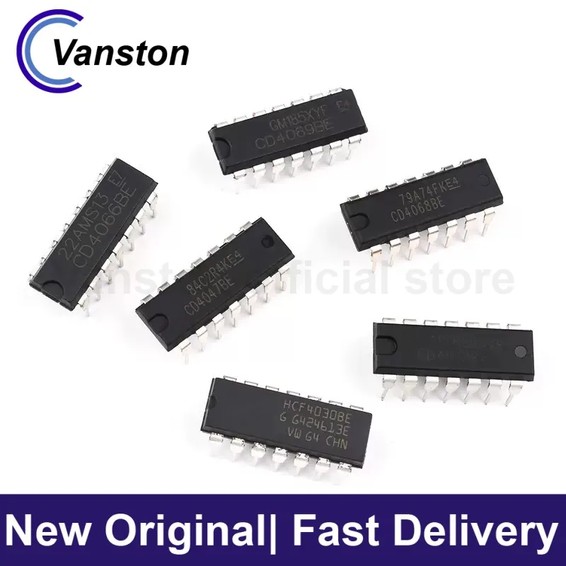 Chip Lógico Inline, MERGULHO-14, CD4030, CD4047, CD4066, CD4068, CD4069, CD4070, CD4071, CD4072, 2 unidades