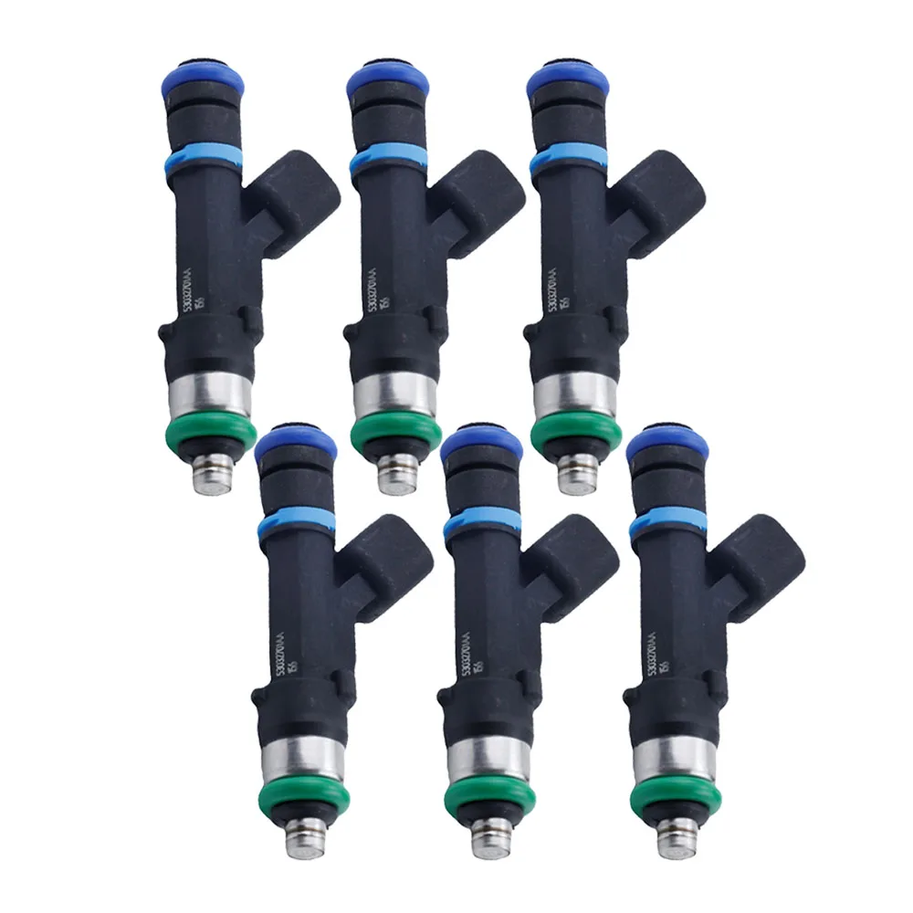 

6pcs Fuel Injectors For DODGE DAKOTA DURANGO NITRO JEEP CHEROKEE COMMANDER 2003-2010 0280158020 Nozzle Valve Accessories