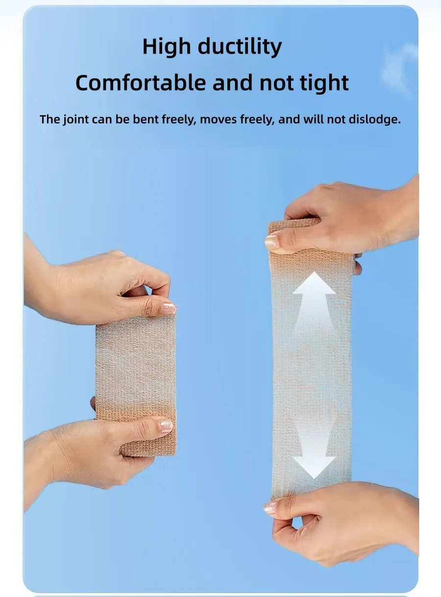 الطبية الصف ذاتية اللصق ضمادة مرنة الرياضة الطبية عصا إصبع المشتركة حماية ضمادة تثبيت تعزيز الشاش #5