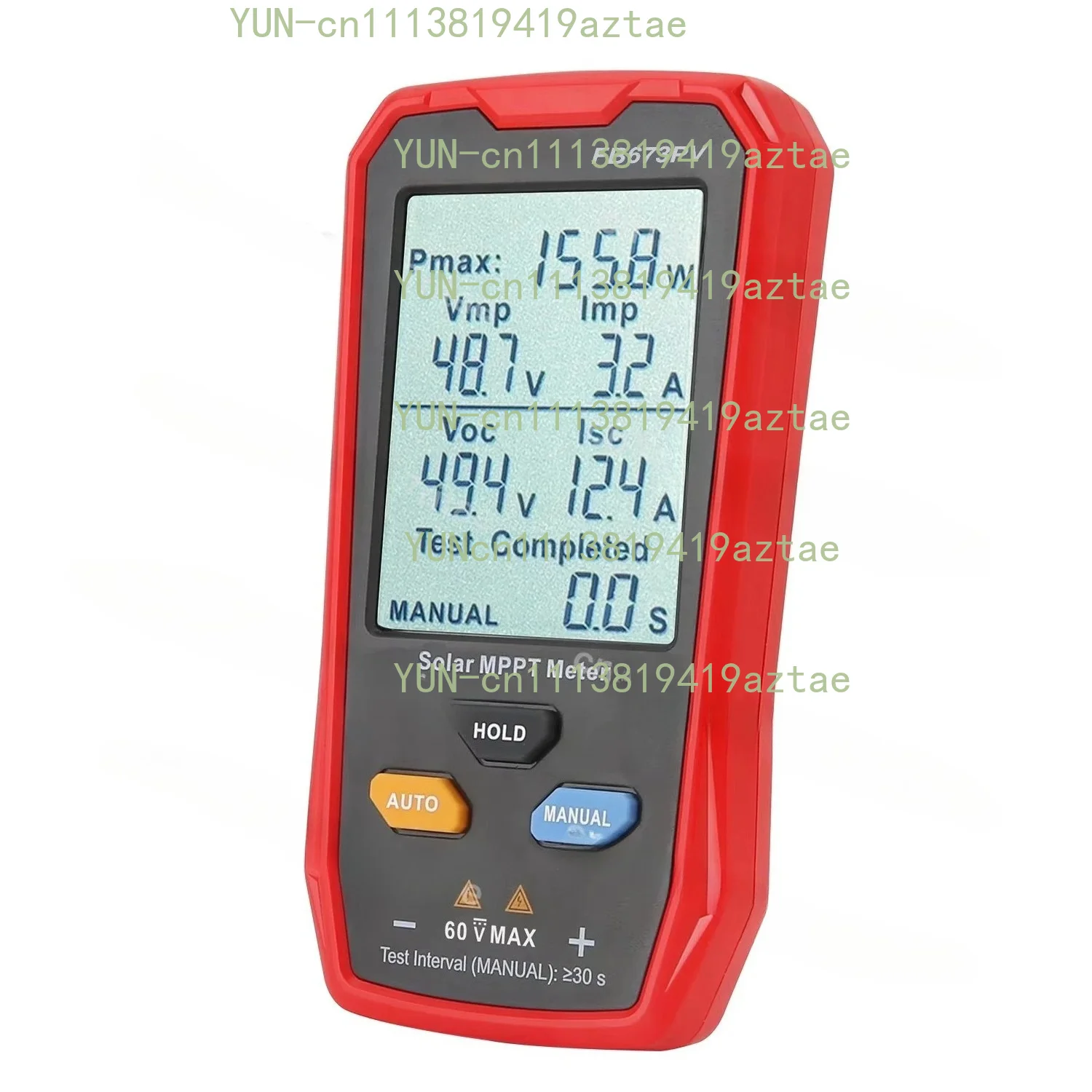800W LCD Solar Panel Photovoltaic Tester Power Meter Smart Current Voltage Tester Digital Meter Solar Tester VOC