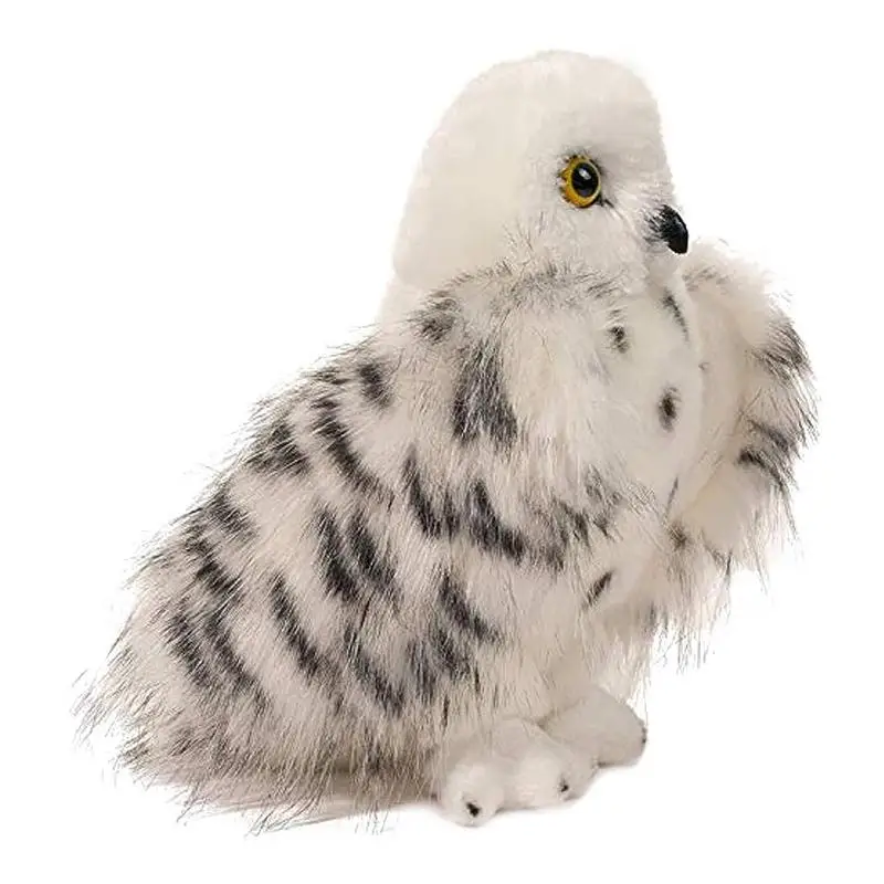 Owl Animals Toys Snowy Owl Plush Owl Bird Stuffed Animal Simulated Owl Animal Model Bird Stuffed Animal Animal Owl Decorations