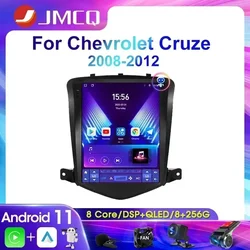 JMCQ 2Din Car Radio For Chevrolet Cruze J300 2008 2009-2012 Stereo Multimedia Video Player Navigation GPS Carplay 4G Android 11