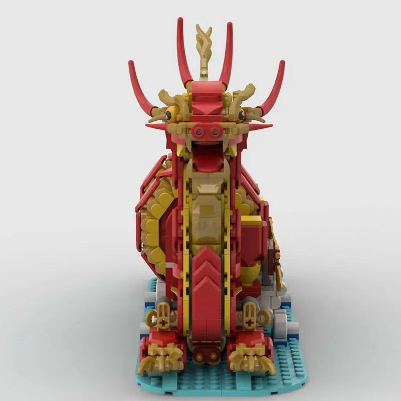 Construcción del calendario del año del dragón, 2024, 80112, 40678, MOC-171393, serie del zodiaco, bloques de construcción, modelo de juguete, 1161, piezas, juguetes, regalo de Navidad