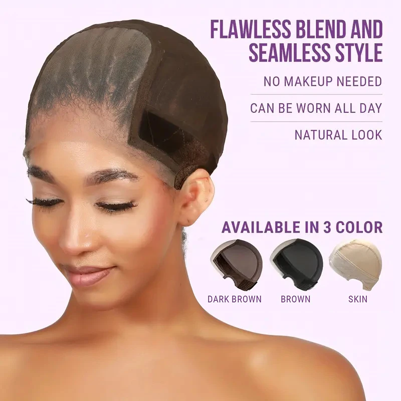 أنثى عقال شعر مستعار غطاء الدانتيل غطاء شعر مستعار لصنع شعر مستعار U جزء شعر مستعار قبعات عدم الانزلاق مع قابل للتعديل الفيلكرو المخملية شعر مستعار قبضة لارتداء شعر مستعار