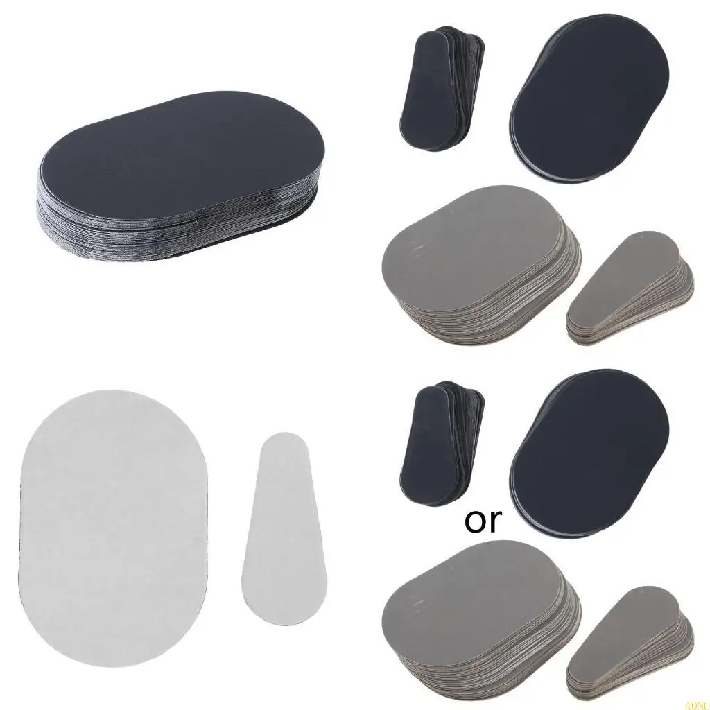 

A0NC 80pcs Lisse bon pads jambes peau du décapant ensemble épilation exfoliant