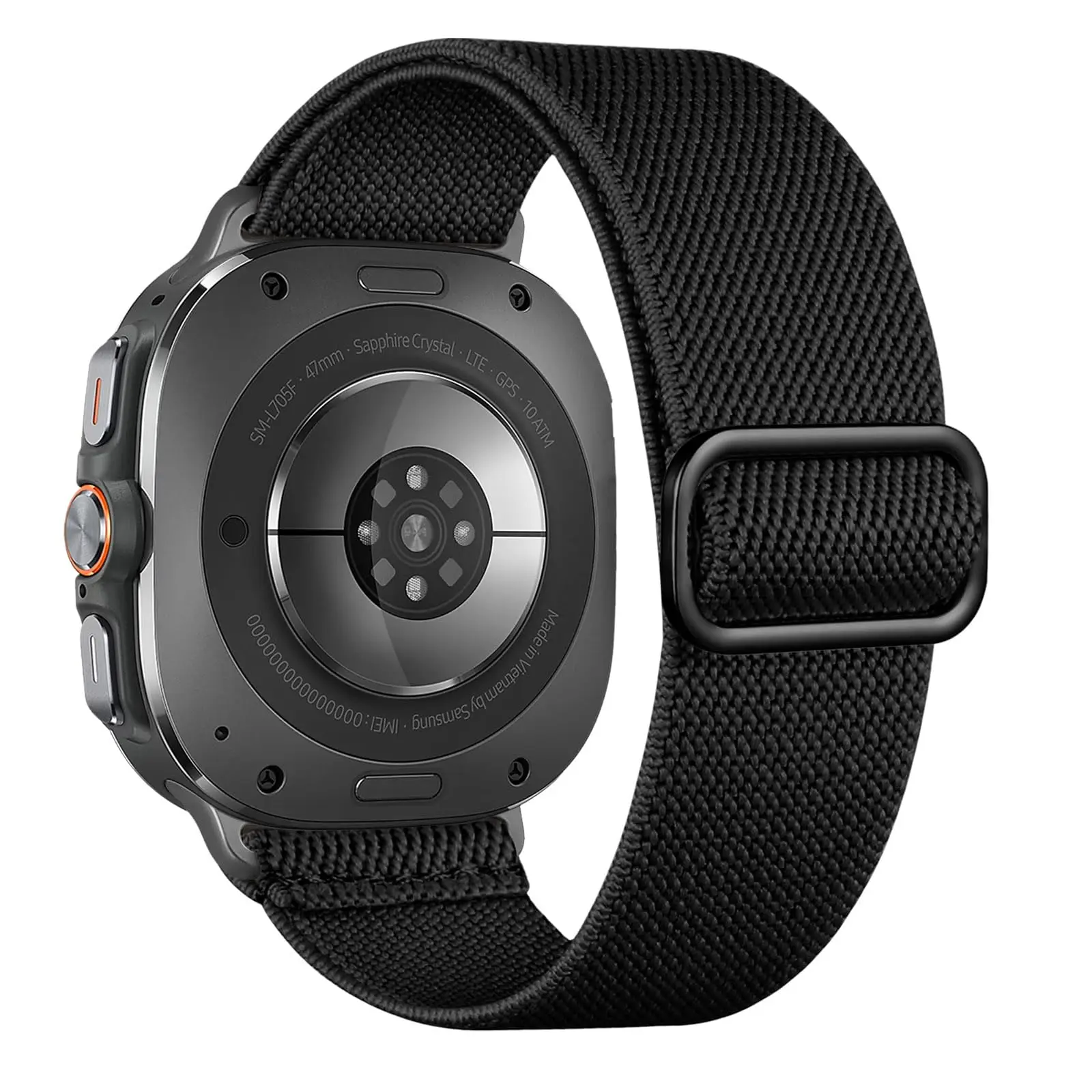 Bracelet For Samsung Galaxy Watch Ultra 2 Strap 47mm Accessories Sport Adjustable Correa Galaxy Watch Ultra 47mm Nylon Loop Band