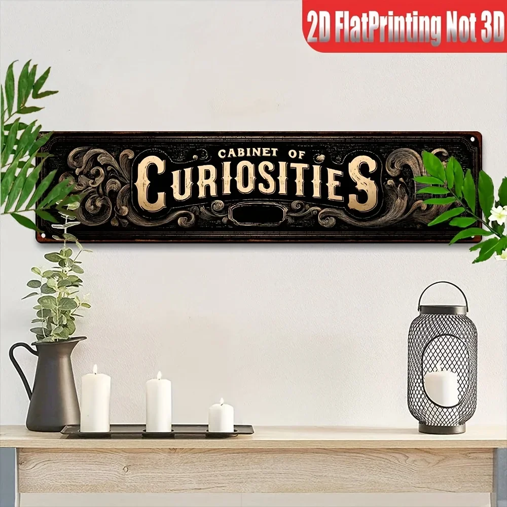 1pc Vintage Aluminum Wall Decor 