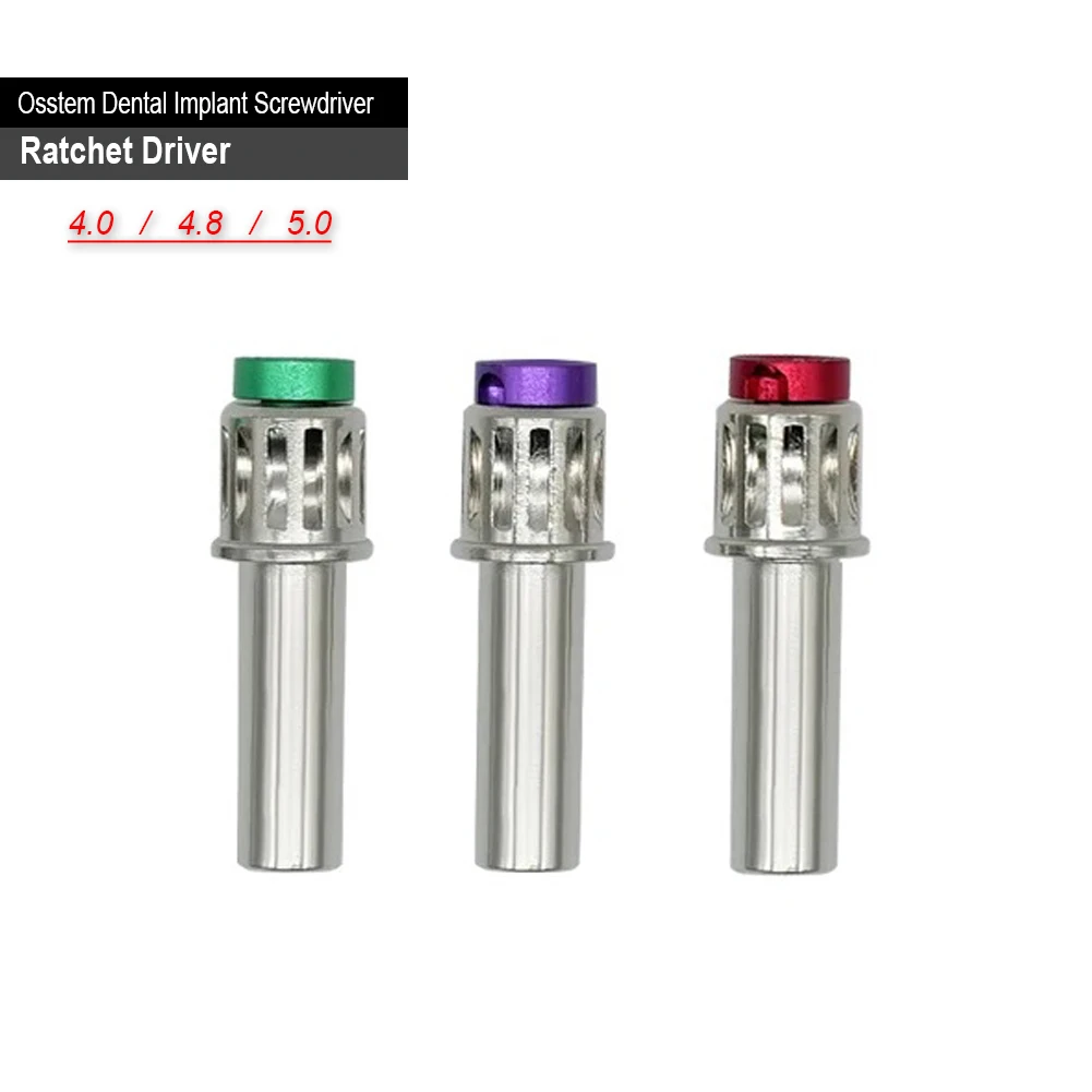 2 Stuks Tandheelkundige Implantaat Schroevendraaier Osstem Dentium Nobe ITI DIO Ratel Abutment Compound Driver Tandarts Chirurgische Locator Instrument