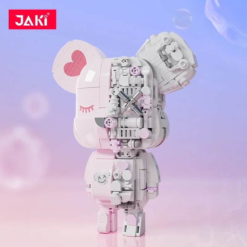 Klocki konstrukcyjne Niedźwiedź przemoc przypływ gra niedźwiedź magnetyczna dekoracja ciała złożona razem, aby podarować chłopcům i dziewczynom prezenty urodzinowe