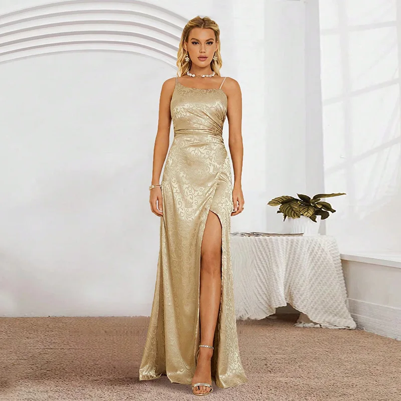 

Champagne Gold Bridesmaid Dress, New High Sense, Small Crowd, Sisters Group Dress, Female Wedding Can Wear in Spring Women