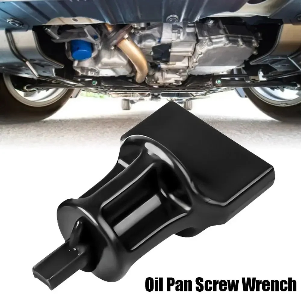Plastic Oil Pan Screw Wrench Hand Tool Black Oil Drain Plug Wrench Lightweight for VW / Audi EA888 Third Generation Engine