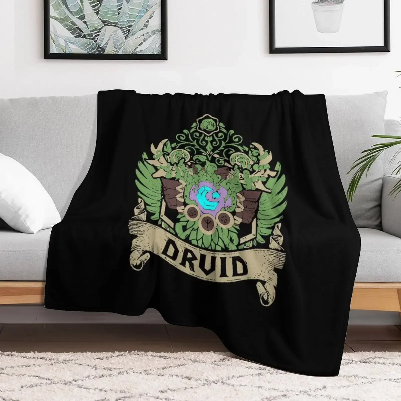 DRUID - ELITE EDITION Throw Blanket anime Flannel Decorative Sofa Blankets