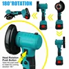 Makita-Mini meuleuse d'angle électrique sans balais, aste, rotation à 180 °, polisseuse, batterie 18V, 21V 3