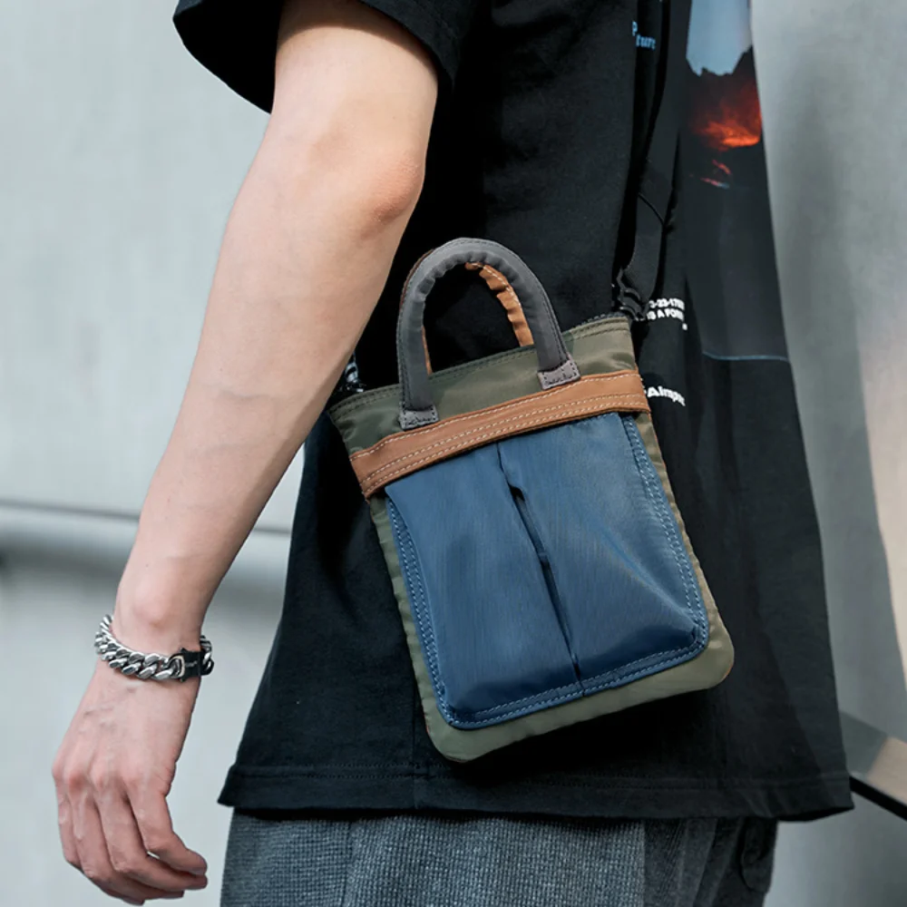 

Personalized Mobile Phone Bag, Mini Shoulder Bag, Japanese Sports Bag, Portable Shoulder Bag, Commuting Chest Bag, Men's Bag