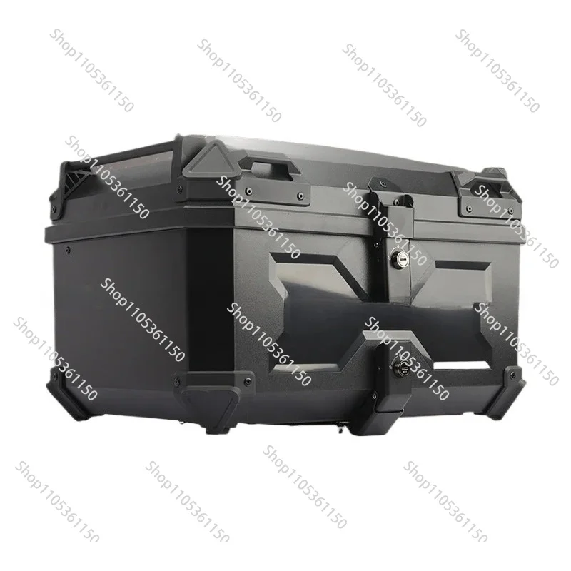 45L 58L Motorcycle Tail Box High Strength  Plastic Luggage Box Electric Bike Quick Release Waterproof & Impact Resistant Case
