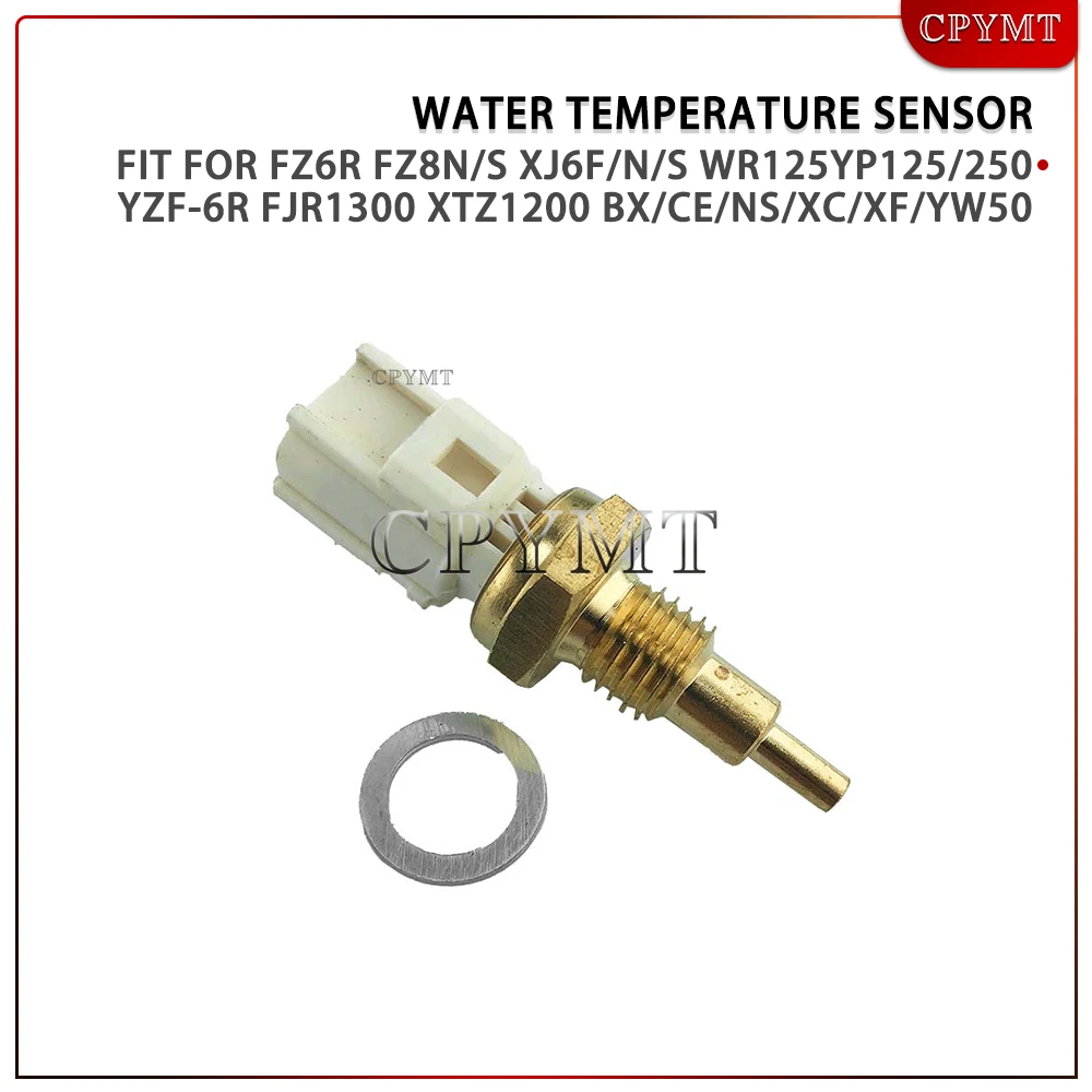 

Motorcycle Water Temperature Sensor Fit for FZ6R FZ8N/S XJ6F/N/S WR125YP125/250 YZF-6R FJR1300 XTZ1200 BX/CE/NS/XC/XF/YW50