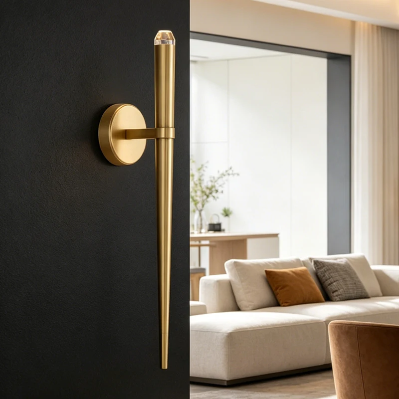 Luxury Gold Wall Lamps Sconces Mirror Lights Modern Home Decor for Living Room Bathroom Bedroom Nordic Industrial LED Luminaria