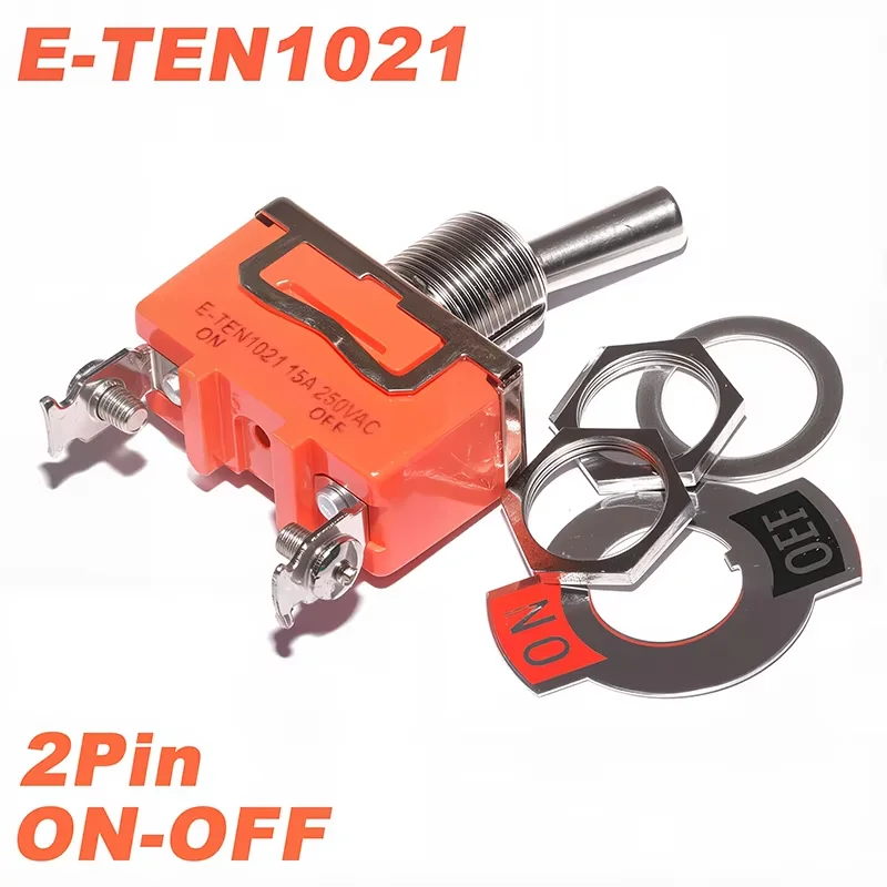 10pcs Toggle Switch, Rocker Power Switch, Momentary Reset Switch, 3/6/9 Pin, E-TEN1021 1221 1322, for Electrical Equipment.