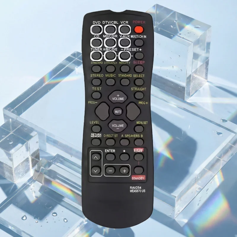 

Haoxi RAV254 Replacement Remote Control for Yamaha RX-V496 HTR-5240 HTR-5250 HTR-5630 RX-V350 RX-V359 RX-V390 - New Model