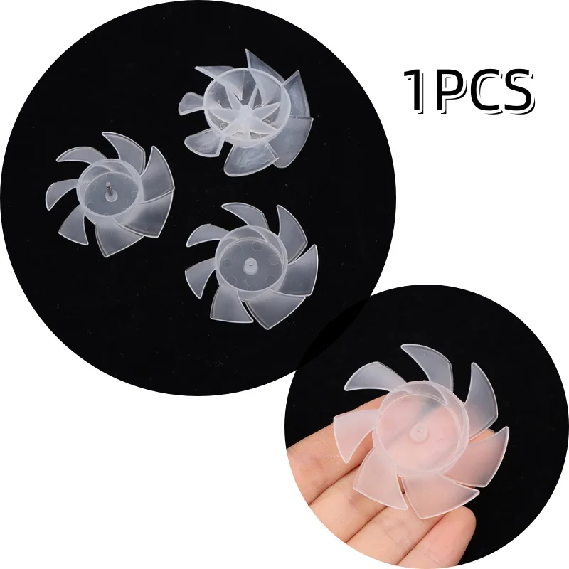 1 Pc 7 Blades Plastic Fan Blade Outside Diameter 35mm/42mm/50mm/65mm Plastic Cooling Fan Blade For Hair Dryer