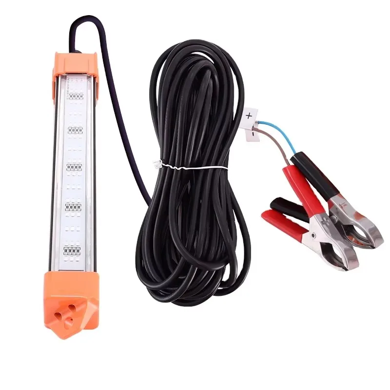 

Led Fishing Light Underwater 60W Double Waterproof IP68 Squid Boat Fishing Light Green Outdoor for Led Lure Fishing